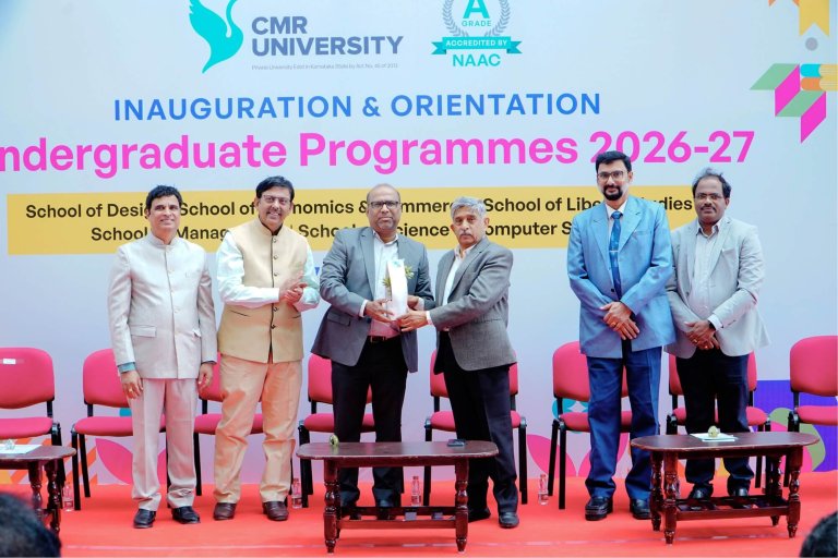 Inside CMR University’s UG Orientation – Lakeside campus